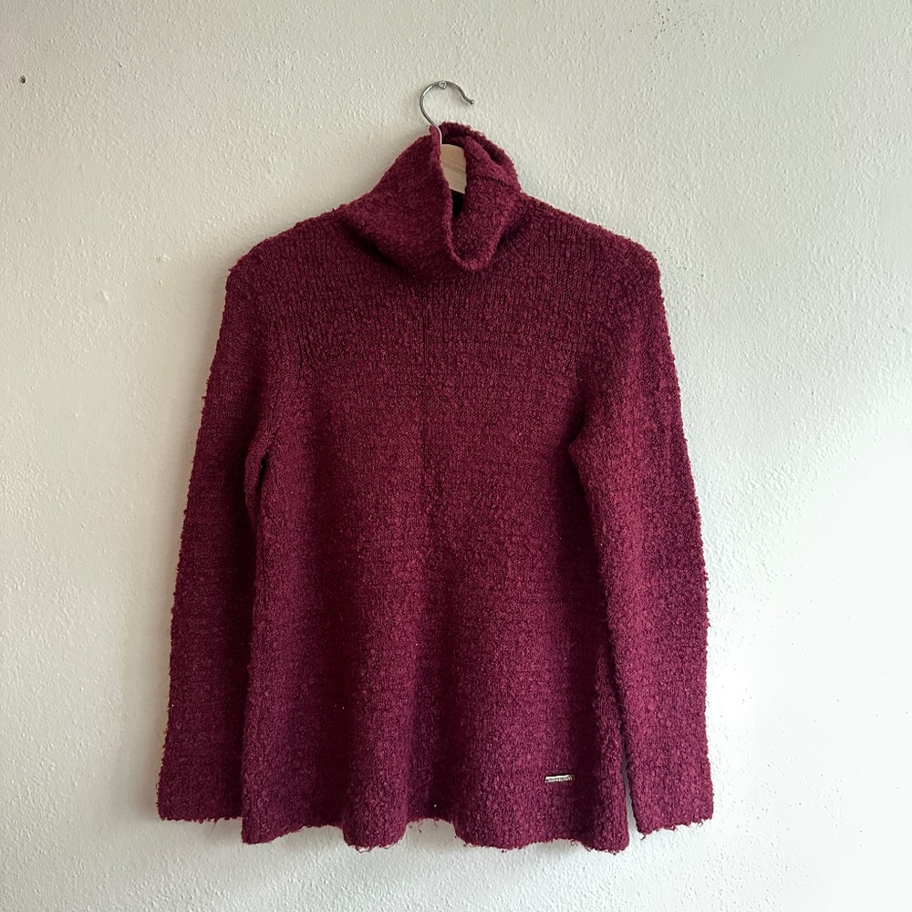 Michael Kors Cranberry Turtleneck Sweater